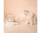 2.8L Snail Shaped Bowl Pet Cat Dog Automatic Water Dispenser Drinking Fountain-Green