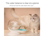 2.8L Snail Shaped Bowl Pet Cat Dog Automatic Water Dispenser Drinking Fountain-Grey