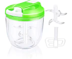 Multi Chopper Onion Chopper with Cable Pull, 900ml Onion Chopper Multi Chopper, Green