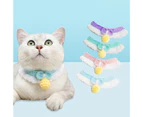Dog Puppy Cat Cute Cotton Rope Collar Adjustable Necklace Neck Strap Pet Supply - Blue