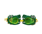 QYORIGIN-Swim Goggles Cartoon Swimming Goggles Anti- Fog Waterproof for Kids -crocodile