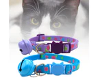 Cute Cat Dog Buckle Collar Lollipop Candy Color Adjustable Style Pet Supplies - Pink 1