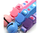 Cute Cat Dog Buckle Collar Lollipop Candy Color Adjustable Style Pet Supplies - Pink 1