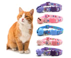 Cute Cat Dog Buckle Collar Lollipop Candy Color Adjustable Style Pet Supplies - Green