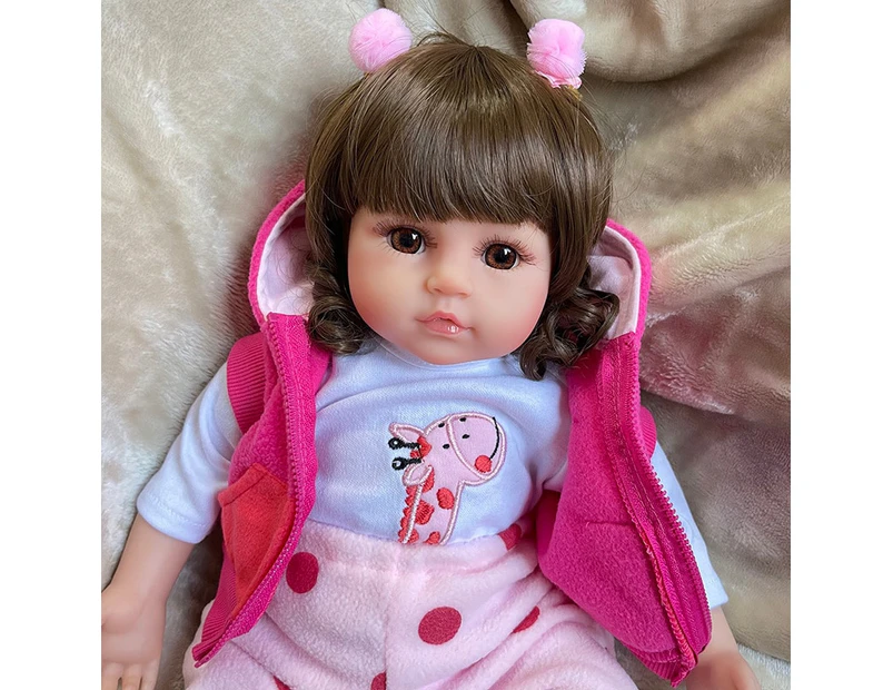 48cm Bebes Reborn Doll Silicone Reborn Baby Doll Adorable Lifelike Toddler Bonecas Girl Menina De Surprice Doll