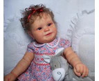 NPK 60CM Completed Doll As in Picture Reborn Doll Maddie Toddler Girl Hand Paint Doll with Genesis Paint High Quality 3D skin