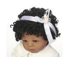 NPK high quality reborn black girl doll full vinyl girl body doll best toys for children on Birthday