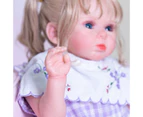 NPK 60CM Real Picture 3D Skin Multiple Layers Painting Visible Veins High Quality Reborn Girl Doll Adelaide with Straight Legs