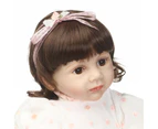 NPK 24&quot;  60cm New Handmade Silicone vinyl adorable Lifelike toddler Baby Bonecas girl kid bebe doll reborn menina de silicone