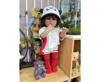 NPK 55CM Full Body Silicone Vinyl Reborn Toddler Doll High Quality Artist Made Doll with Visible Veins Christmas Gift