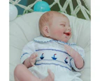 NPK 53CM Reborn Baby April Sleeping Lifelike Size Soft Body Flexible Hand-Drawing Hair 3D Skin Tone with Veins Newborn Baby doll