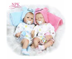 NPK Reborn Doll With Soft Real Gentle Touch  Handmade Lovely Lifelike New Born Baby Diy Toys and Gift Sweet Bebe