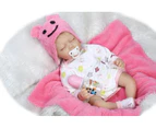 NPK Reborn Doll With Soft Real Gentle Touch  Handmade Lovely Lifelike New Born Baby Diy Toys and Gift Sweet Bebe