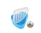 Durable Pet Cavy Rabbit Pee Toilet Small Animal Hamster Litter Tray Clean Tool - Green