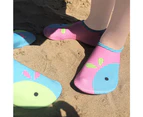 QYORIGIN-Kids Water Shoes Girls Boys Toddler Non-Slip Quick Dry Socks for Beach Swim Walking-blue+pink