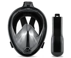 Diving mask, full face mask, snorkeling mask, anti-fog, anti-leak, 180° field of view, diving mask for children