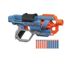 Nerf Elite 2.0 Commander RD-6 Blaster, 12 Official Nerf Darts, 6-Dart Rotating Drum, Tactical Rails, Barrel and Stock Attachment Points