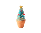 1:12 Mini Potted Plant Realistic Decorative Miniature Christmas Tree DIY Gift Dollhouse Decor for Micro Landscape