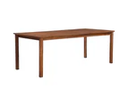 Garden Table 200x100x74 cm Solid Acacia Wood