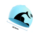 Silicone Swim Caps for Long Hair,Cover Ears Swimming Caps
