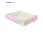 Pet Nest Dual-purpose Keep Warmth Dazzling Puppy Cats Square Sleeping Nest House Pet Supplies - Dazzling