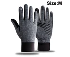 Unisex Touch Screen Running Gloves,Thermal Winter Glove Liners Black S