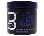 L3VEL3 Cream Hair Gel For Men 33.8 oz Gel