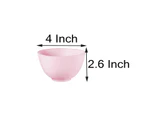 5 4" Silicone Mask Mixing Bowls, Suitable for Facial Masks and Clay Masks