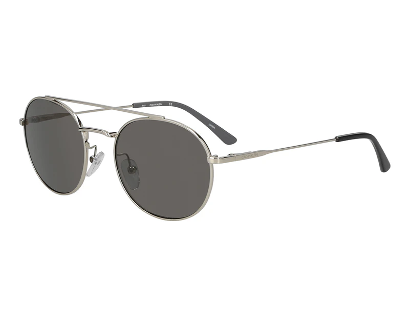 Calvin Klein Women's CK18116S Sunglasses - Silver/Black