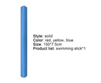 Swimming Foam Tube Solid Color Strong Buoyancy EPE Floating Rod Tube Noodle for Swimming Pool-Blue