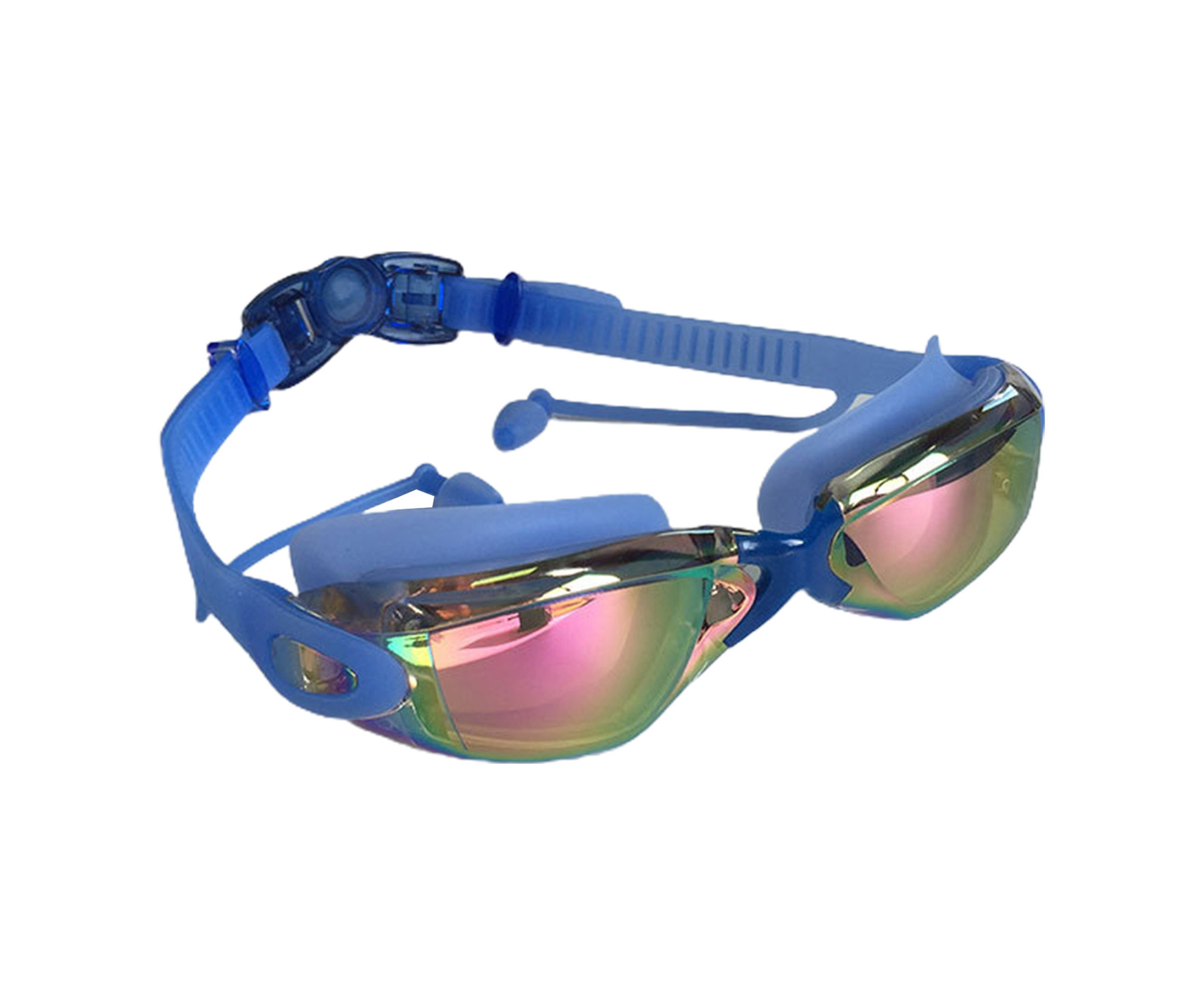 Adult Swimming Goggles Good Light Transmittance Impact-resistant 