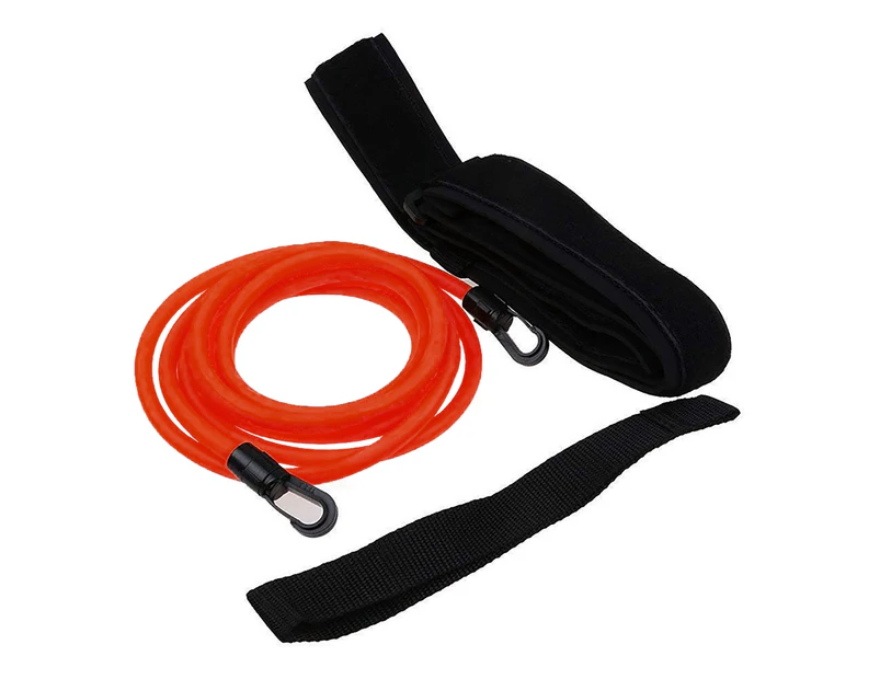 Load Bearing Speed Improve Swimming Resistance Trainer Neoprene Adjustable Swim Training Resistance Belt for Swimming Pool   -Red 3M