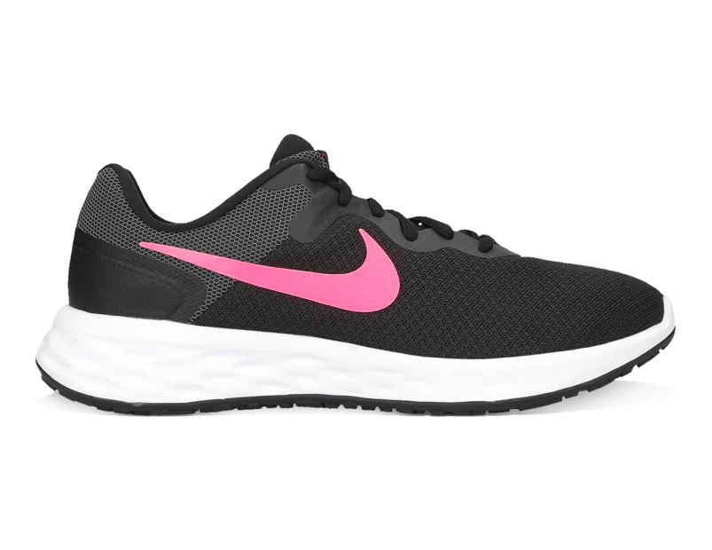 Nike Women's Revolution 6 Running Shoes - Black/Hyper Pink/Iron Grey