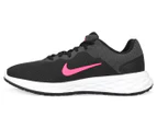 Nike Women's Revolution 6 Running Shoes - Black/Hyper Pink/Iron Grey