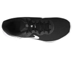 Nike Women's Revolution 6 Wide 2E Running Shoes - Black/White/Dark Smoke Grey