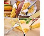 Stainless Steel Corn Peeler, ​Magic Corn Cob Stripper Tool - Corn Peeler for Corn On The Cob,(2 Pcs)