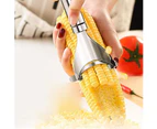 Stainless Steel Corn Peeler, ​Magic Corn Cob Stripper Tool - Corn Peeler for Corn On The Cob,(2 Pcs)