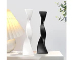 Tall Floor Vase Ceramic Vases Modern Home Decor Flower Vase for Shelf Home Décor Twisted Tall Creative Black Vase