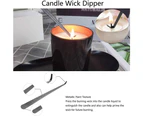 4 in 1 Candle Accessory Set Candle Wick Trimmer Candle Cutter Candle Snuffer Candle Wick Dipper with Gift Package for Candle Lover