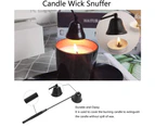 4 in 1 Candle Accessory Set Candle Wick Trimmer Candle Cutter Candle Snuffer Candle Wick Dipper with Gift Package for Candle Lover