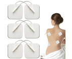 12pcs TENS Machine 5x5cm Electrode Pads Replacement Reusable Self Adhesive