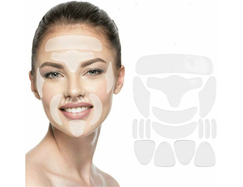Facial Patches, Anti Wrinkle Pad, Face Anti Aging, Forehead Wrinkle Pads, Wrinkles Around Mouth & Upper Lip Wrinkle Treatment, Reusable