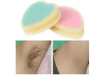Hair removal sponge hair removal pad Painless hair removal sponge physical hair removal tool for face, leg, arm and body