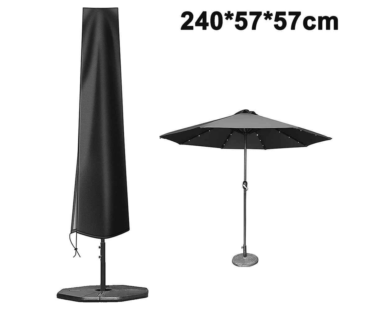 Umbrella Cover,for Patio Umbrella Cover, Umbrella Covers for Outdoor Umbrellas Waterproof, Umbrella Cover Black