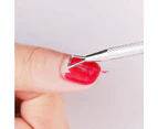 Nail Cuticle Pusher-Stainless Triangle Gel Nail Polish Remover