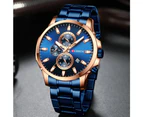 CURREN Luxury Brand Sports Quartz Watches Men Watch with Luminous Hands Chronograph Auto Date Fashion Stainless Steel Wristwatch