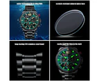 CURREN Luxury Brand Sport Wristwatches for Man Luminous Quartz Watches Casual Chronograph Stainless Steel Male Clock