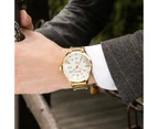CURREN Luxury Brand New Men Quartz Watch Men's Stainless Steel Business Gold Watches Male Waterproof Fashion Date Analog Clock