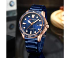 CURREN Luxury Brand Quartz Wristwatches for Men Golden Clock Fashion Design Stainless Steel Male Watches with Luminous Hands