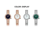 CURREN Luxury Brand Women's Wristwatches with Starry Sky Dial Stainless Steel Band Quartz Watches Ladies Rhinestones Clock